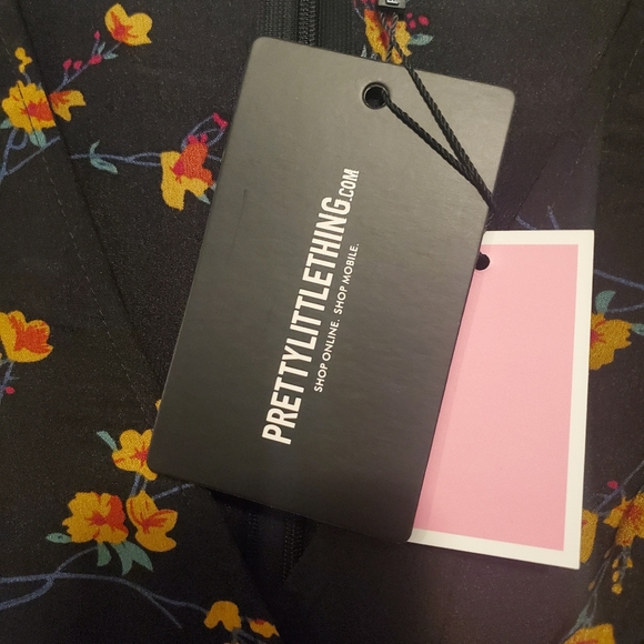 PRETTYLITTLETHING Floral Corset Jumper - Picture 4 of 5